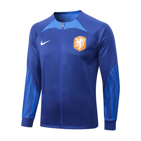 Sweatjacken Niederlande 2023 Blau